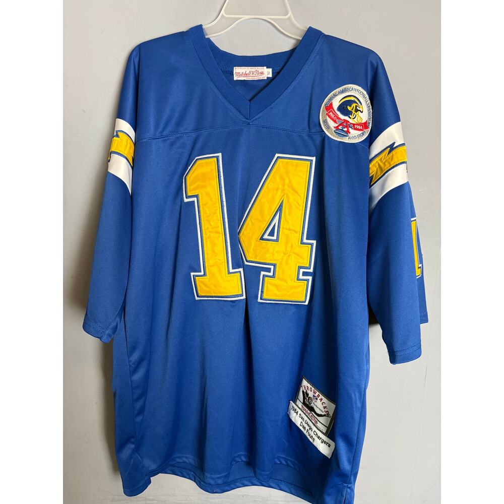 Mitchell & Ness Dan Fouts #14 San Diego Chargers Throwback Jersey Men’s Size 52